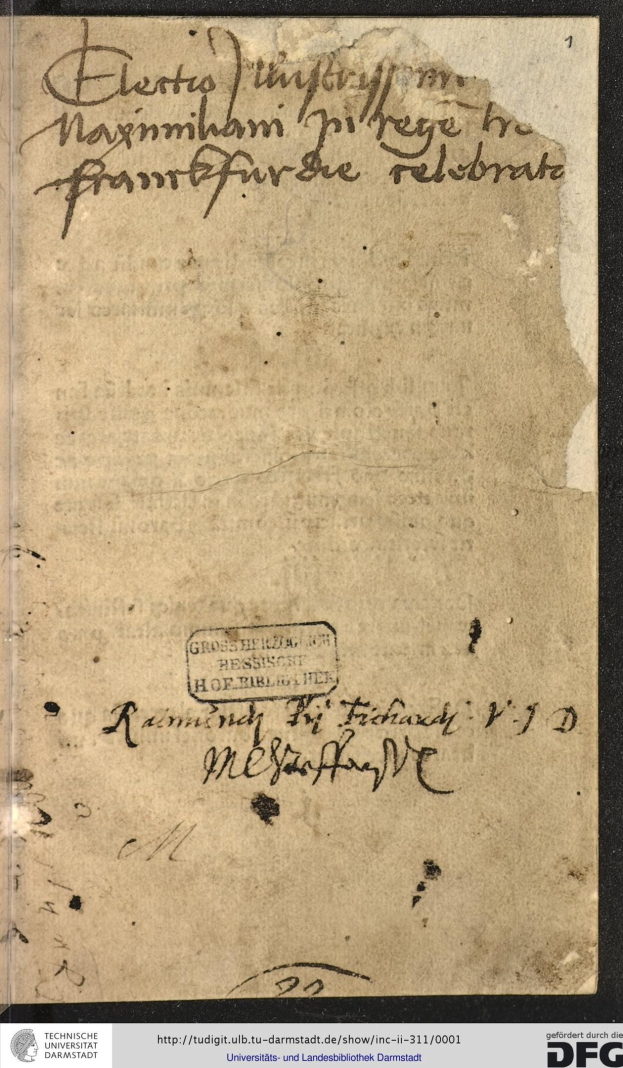 Alter Brief der deutschen Regierung an den Präsidenten der Vereinigten Staaten mit handgeschriebener Text und sichtbaren Wasserzeichen.